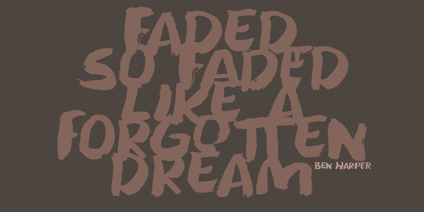 Example font Forgotten Dream #6